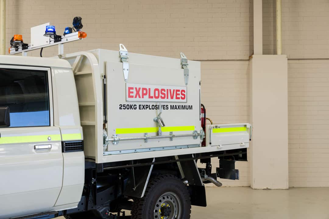 Mine Spec Explosive Ute Hire Rental Perth WA