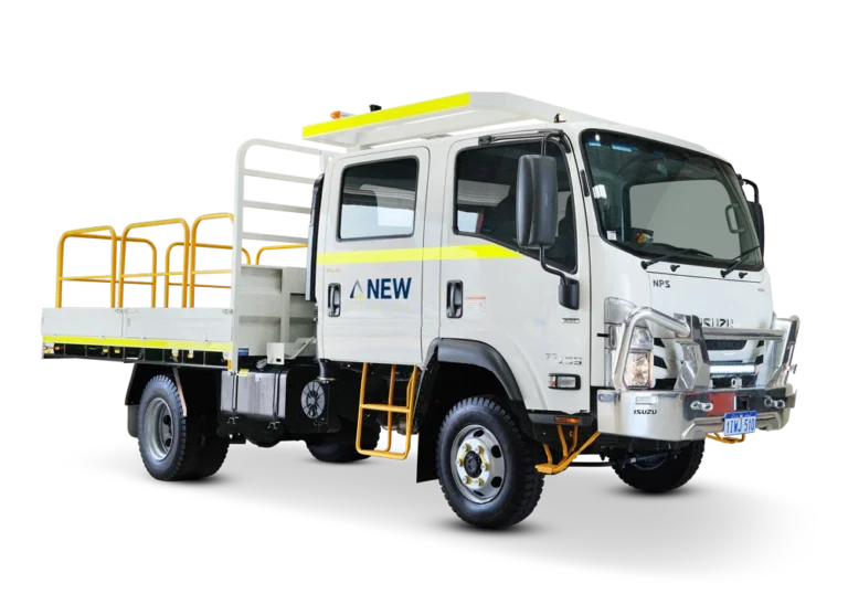 Mine Spec Crew Cab Flatbed Truck