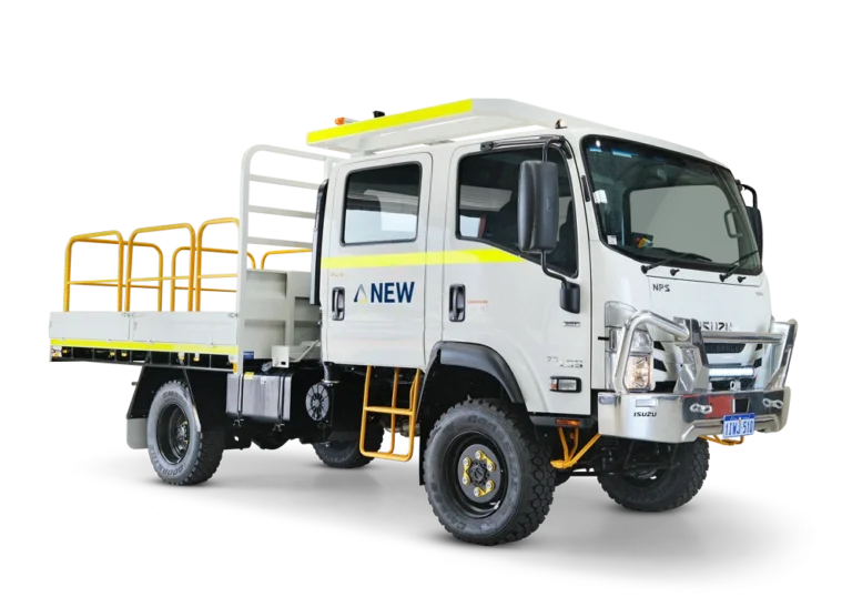 Mine Spec Crew Cab Flatbed Truck