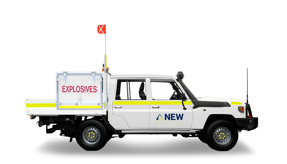 New Rental Landcruiser Dual Cab Explosives