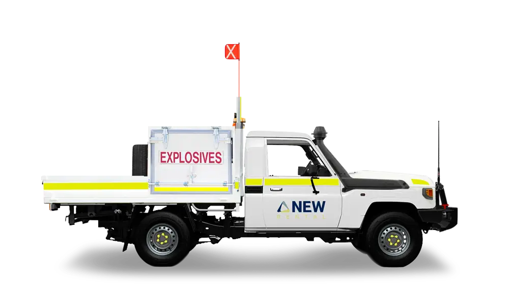 New Rental Landcruiser Single Cab Explosives