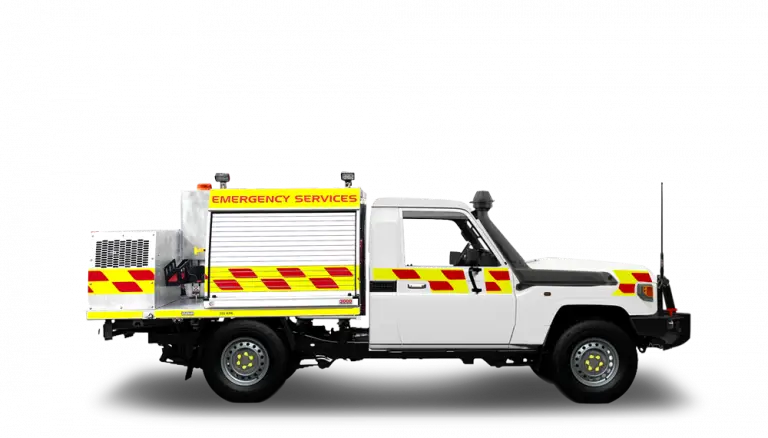 New Rental Landcruiser Single Cab Fire Truck